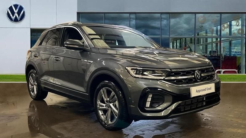 Indium grey metallic New 2025 VW T-Roc R-line SUV | £31,339 (Good price) - Image 1/4