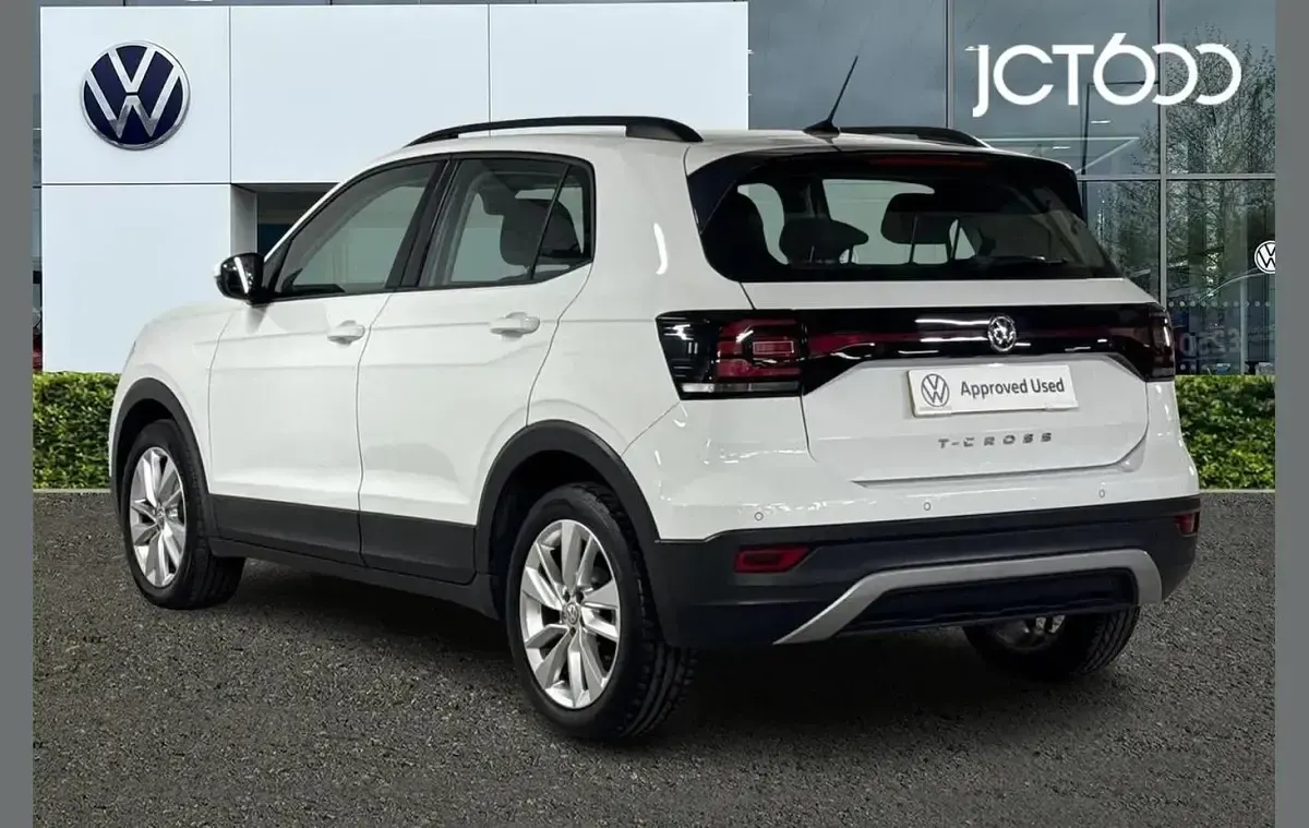 Used VW T-Cross SE 115 HP (84 kW) 2020 White SUV