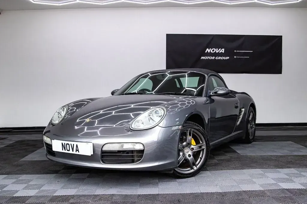 Usado Porsche Boxster 245 HP (180 kW) 2007 Cinzento Cabrios