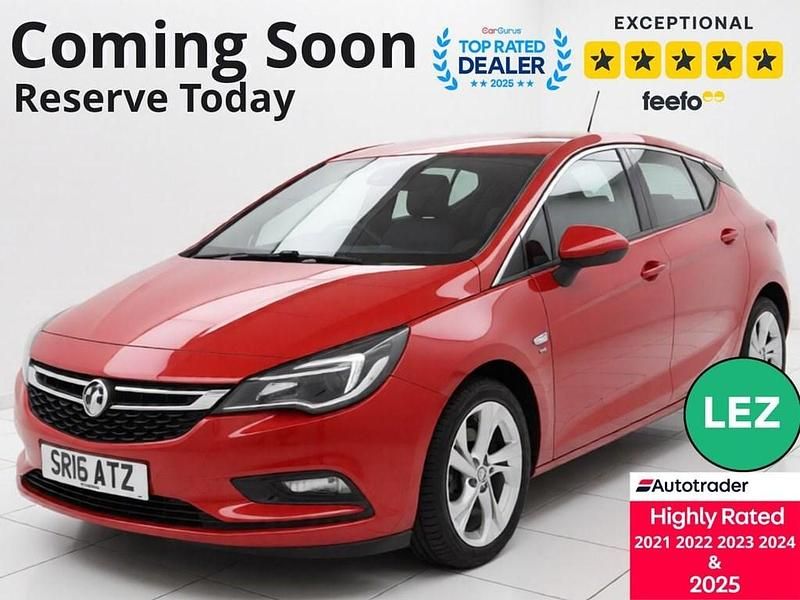 Used Vauxhall Astra SRi 150 HP (110 kW) 2016 Red Hatchback