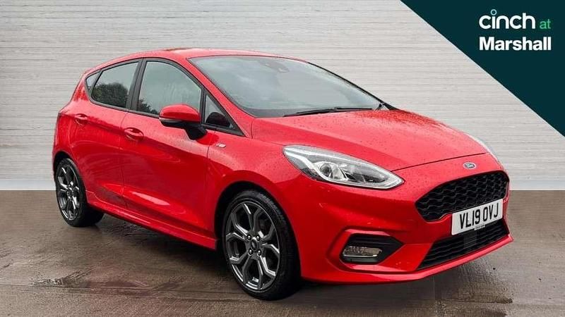 Red Used 2019 Ford Fiesta ST-Line Hatchback | £8,246 (Fair price) - Image 1/4