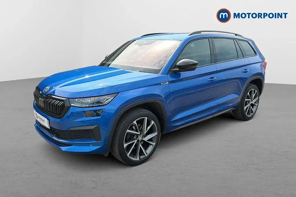 Used Skoda Kodiaq SportLine 150 HP (110 kW) 2023 Blue SUV
