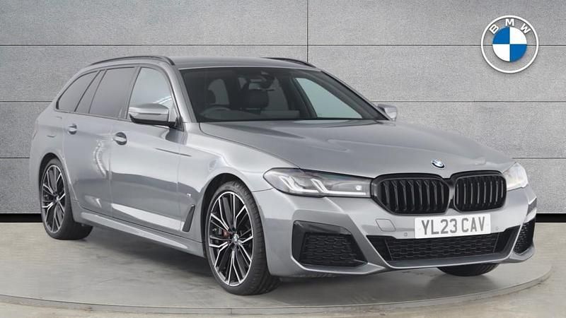 Grey Used 2023 BMW 520 M Sport Estate | £31,950 (A bit pricey) - Image 1/4