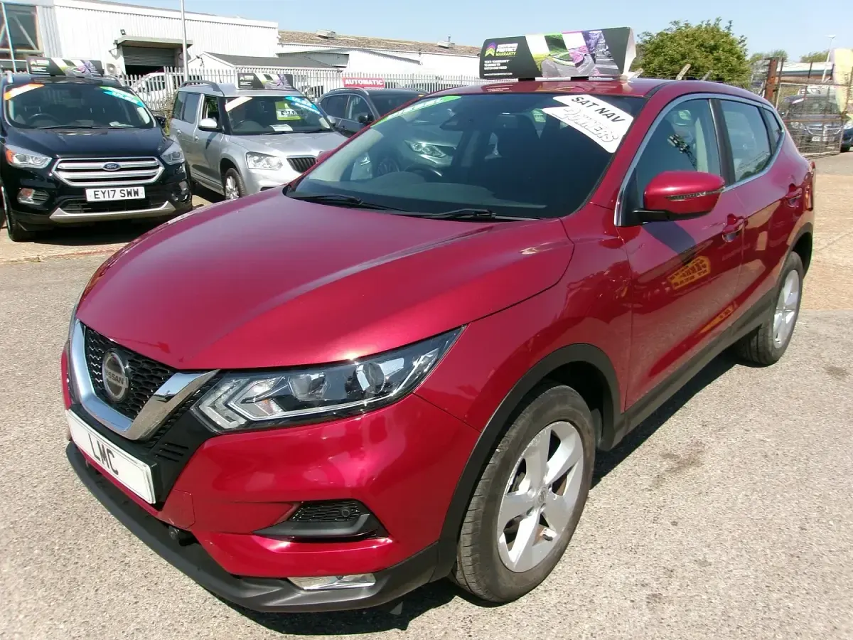 Used Nissan Qashqai Acenta Premium 115 HP (84 kW) 2019 Red SUV