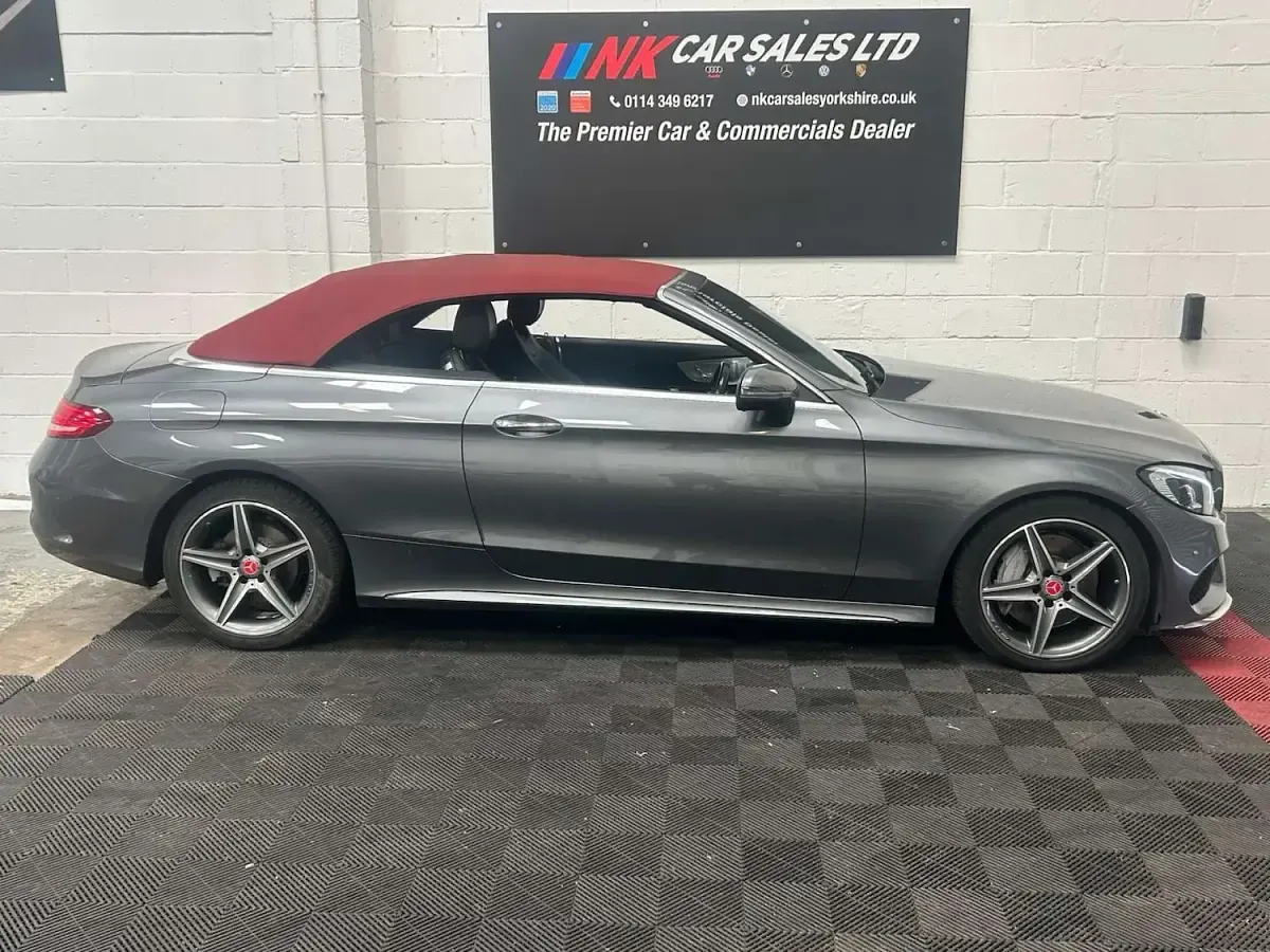 Usado Mercedes C250 AMG Line Premium Plus 2018 Cinzento Cabrios