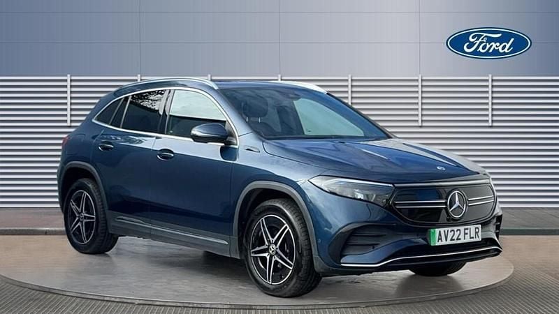 Blue Used 2022 Mercedes EQA350 AMG line SUV | £23,337 (Fair price) - Image 1/3