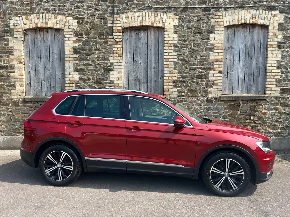 Used VW Tiguan SE 150 HP (110 kW) 2018 Red SUV