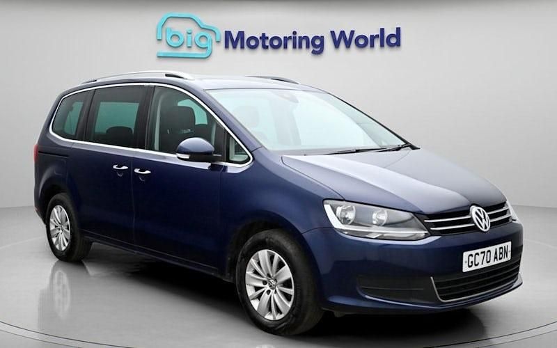 Used VW Sharan SE 150 HP (110 kW) 2021 Blue MPV