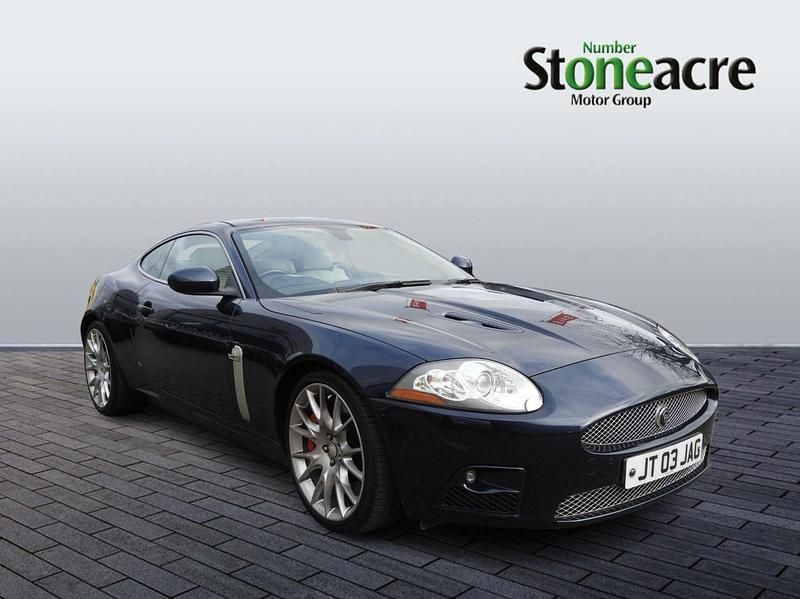 Used Jaguar XKR Supercharged 420 HP (308 kW) 2009 Blue Coupe