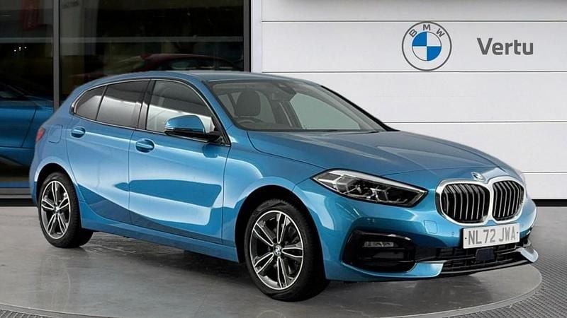 Blue Used 2022 BMW 118 Sport Line Hatchback | £18,472 (Fair price) - Image 1/4