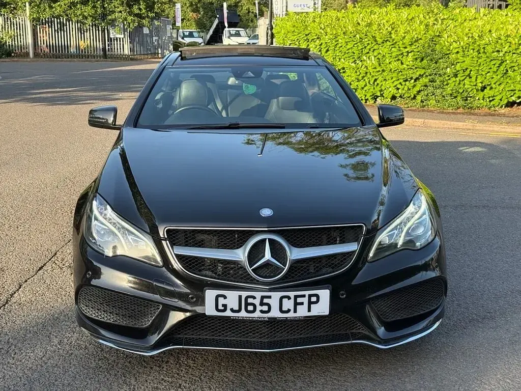 Used Mercedes E350 AMG line 2015 Black Coupe