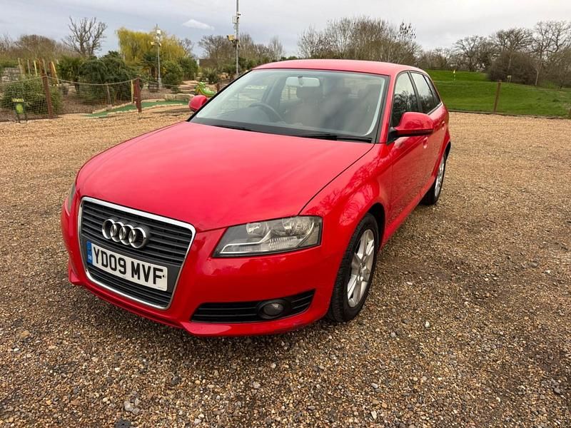 Used Audi A3 Sportback 102 HP (75 kW) 2009 Red Hatchback