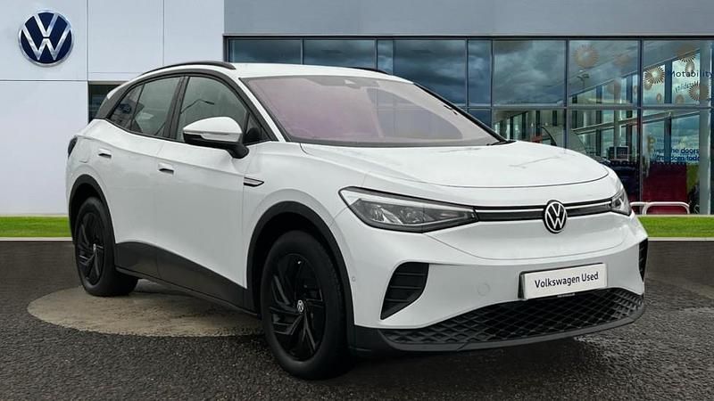 Glacier white metallic Used 2022 VW ID.4 Pure SUV | £18,442 (Fair price) - Image 1/4