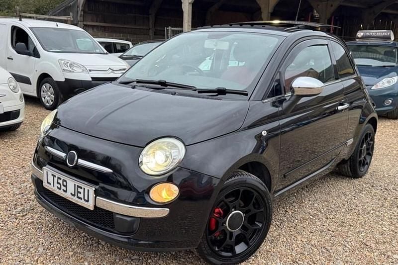 Black Used 2010 Fiat 500 Lounge Hatchback | £4,499 (Super price) - Image 1/1