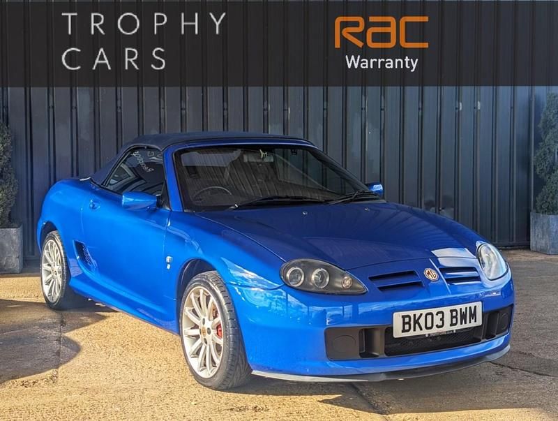 Used MG F 160 HP (117 kW) 2003 Blue Cabriolet