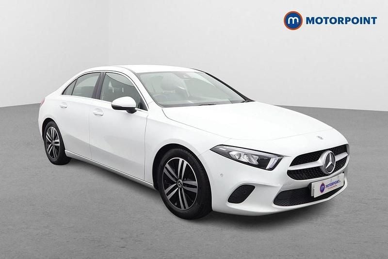 White Used 2021 Mercedes A180 Executive Sedan | £17,449 (Good price) - Image 1/4