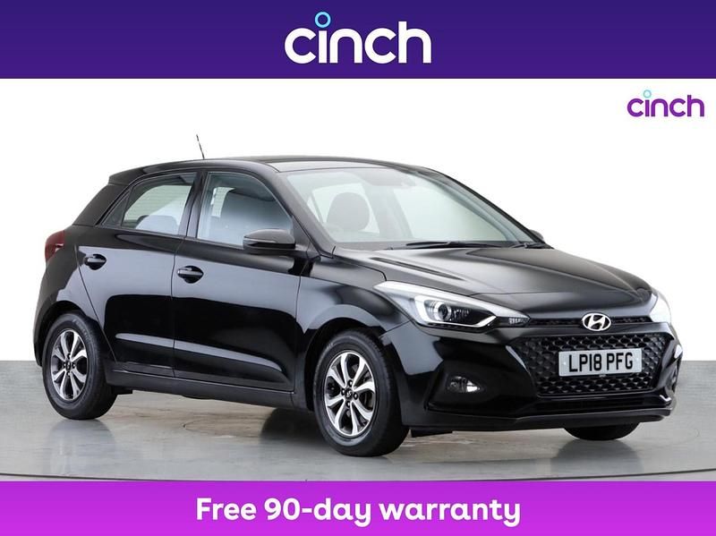 Black Used 2018 Hyundai i20 SE Hatchback | £11,799 (Fair price) - Image 1/3