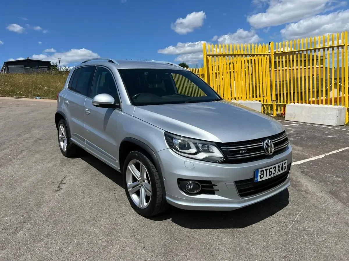 Używany VW Tiguan R-line 177 KM (130 kW) 2014 Srebrny SUV