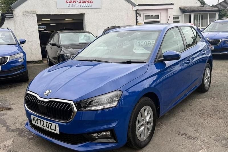 Used Skoda Fabia Comfort 2022 Blue Hatchback