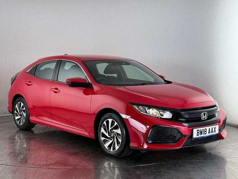 Red Used 2017 Honda Civic SE Hatchback | £10,700 (Good price) - Image 1/3