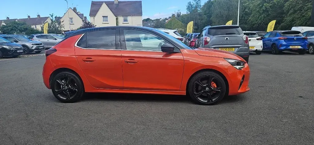 Used Vauxhall Corsa Elite 102 HP (75 kW) 2021 Orange Hatchback