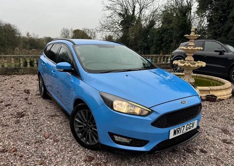 Blue Used 2017 Ford Focus ST-Line Estate | £4,250 (Super price) - Image 1/4