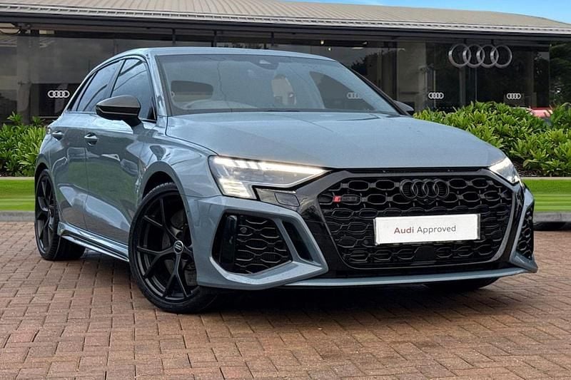 Grey Used 2024 Audi RS3 Sportback Advanced Hatchback | £51,980 (Fair price) - Image 1/4