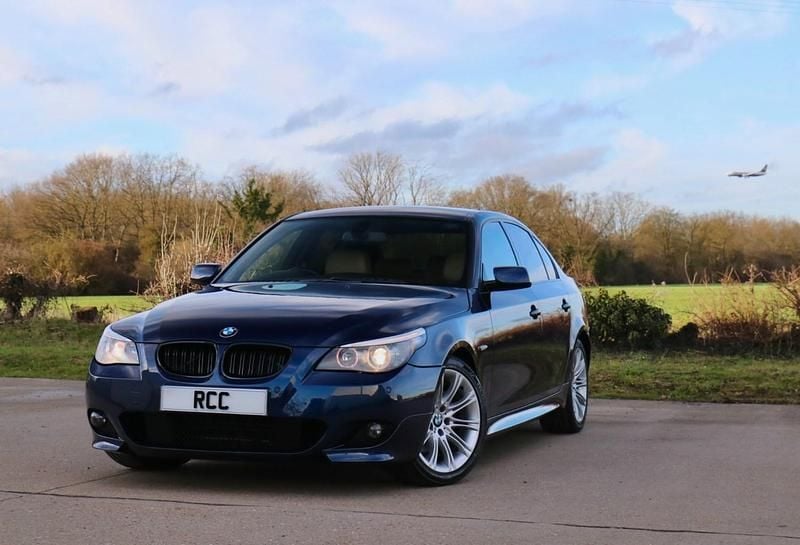 Used BMW 525 M Sport 218 HP (160 kW) 2008 Blue Sedan