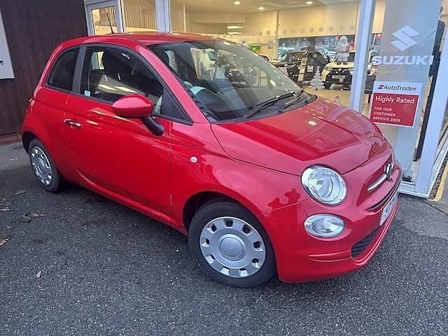 Red Used 2021 Fiat 500 Pop Hatchback | £7,799 (Good price) - Image 1/1