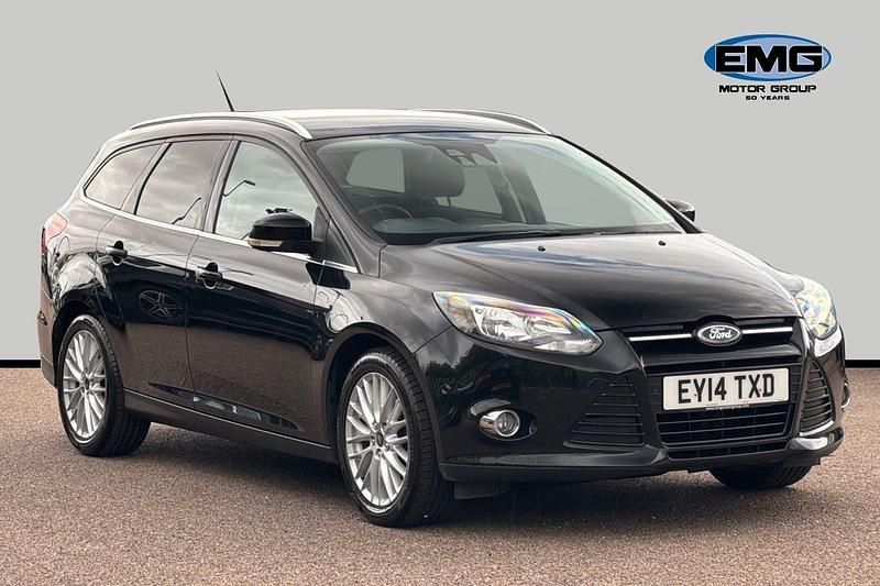 Black Used 2014 Ford Focus Titanium Estate | £4,995 (Fair price) - Image 1/3