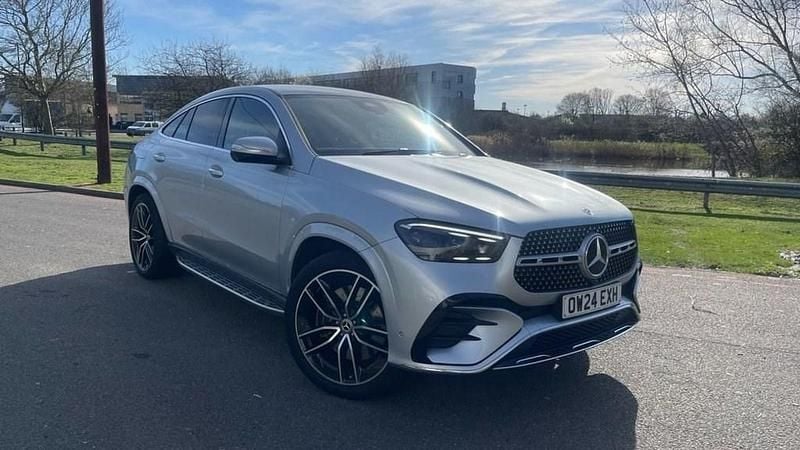 Used Mercedes GLE400 AMG line 381 HP (280 kW) 2024 Silver Coupe