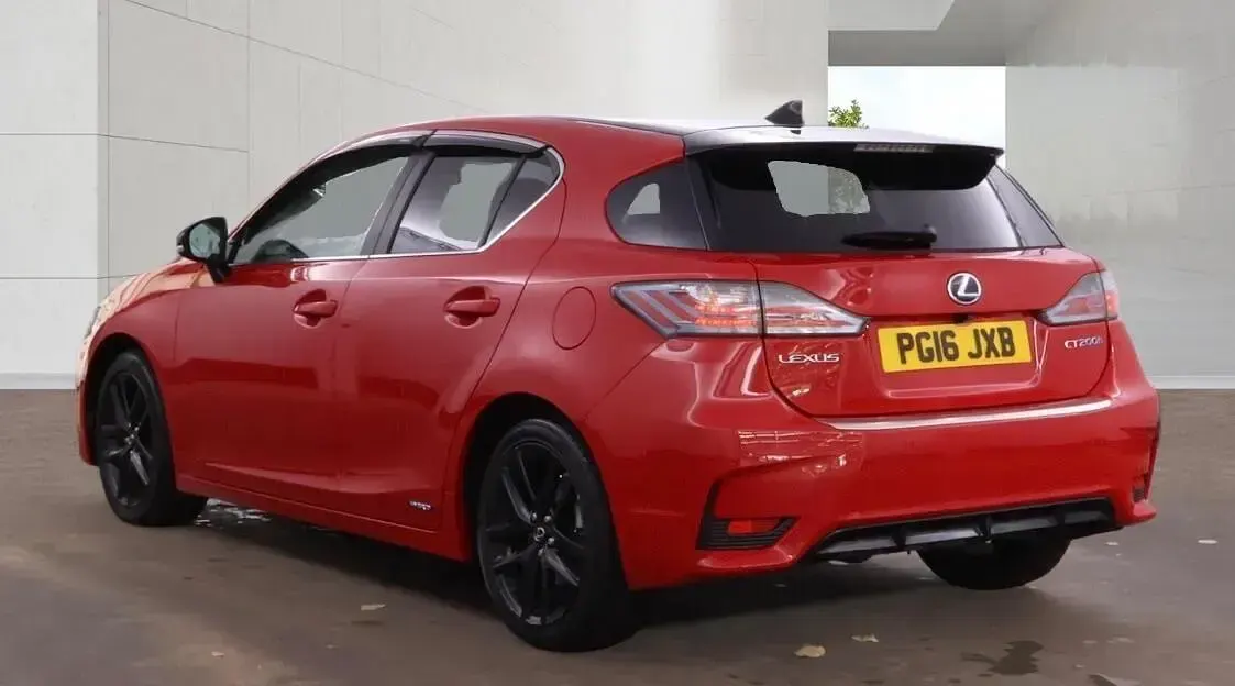 Used Lexus CT200h Sport Line 2016 Red/black Hatchback
