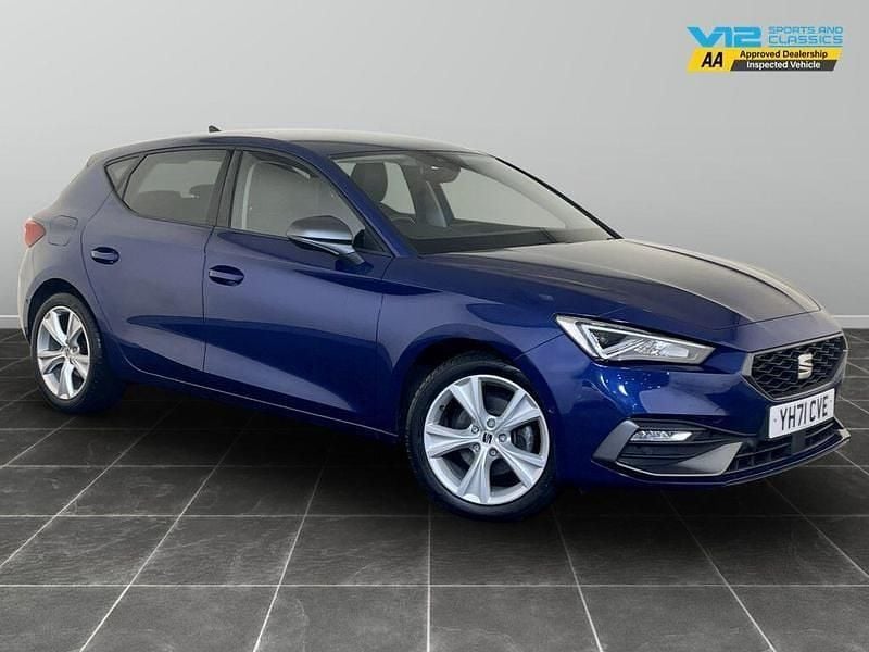 Blue Used 2021 Seat Leon FR Hatchback | £15,495 (Fair price) - Image 1/2
