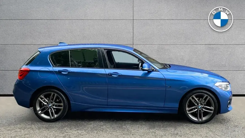 Used BMW 118 M Sport 134 HP (98 kW) 2018 Blue Hatchback