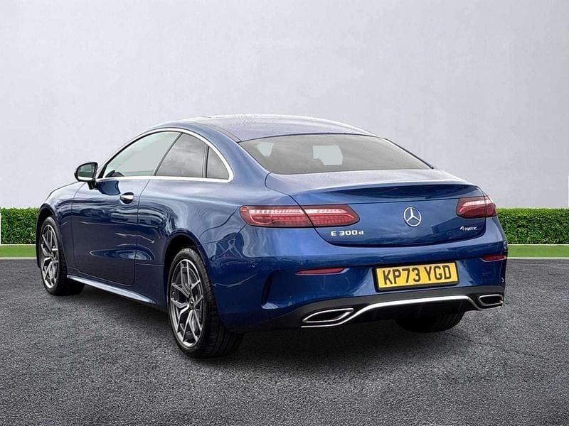 Used Mercedes E300 AMG Line Premium 2023 Blue Coupe