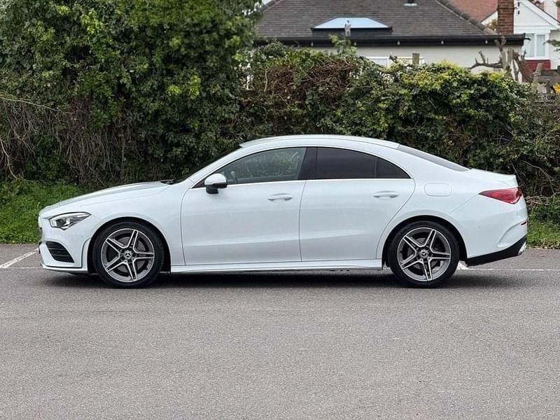 Used Mercedes CLA200 AMG line 163 HP (119 kW) 2021 White Coupe