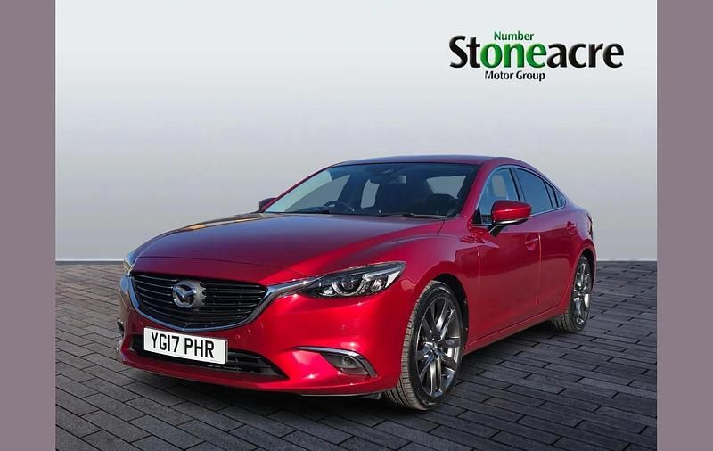 Begagnad Mazda 6 Inclusive 162 HK (119 kW) 2017 Röd Sedan