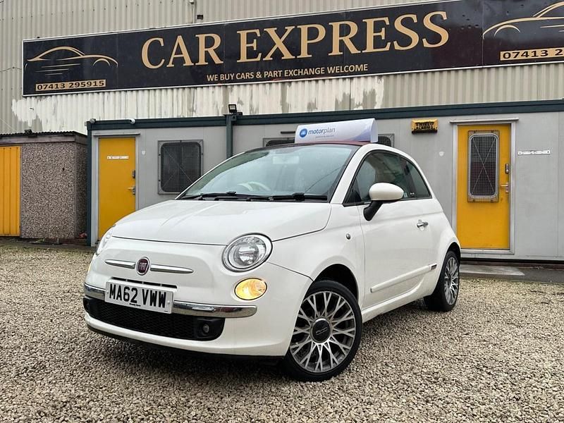 Used Fiat 500C Lounge 2012 White Cabriolet