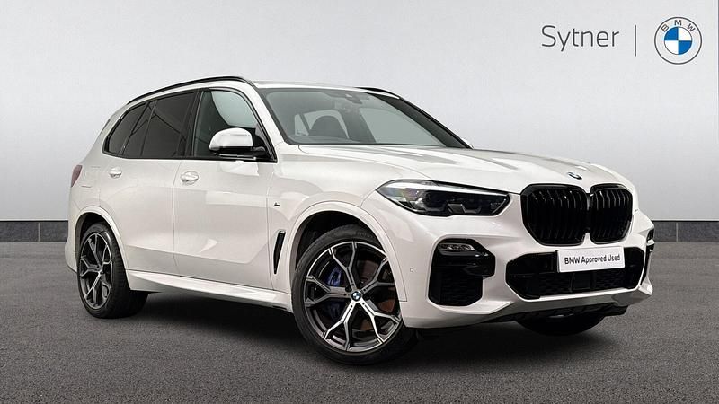Used BMW X5 M Sport 282 HP (207 kW) 2021 White SUV