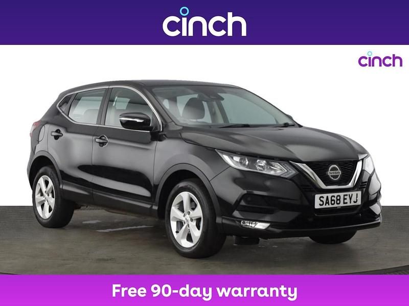 Black Used 2018 Nissan Qashqai Acenta Premium SUV | £10,899 (Fair price) - Image 1/3