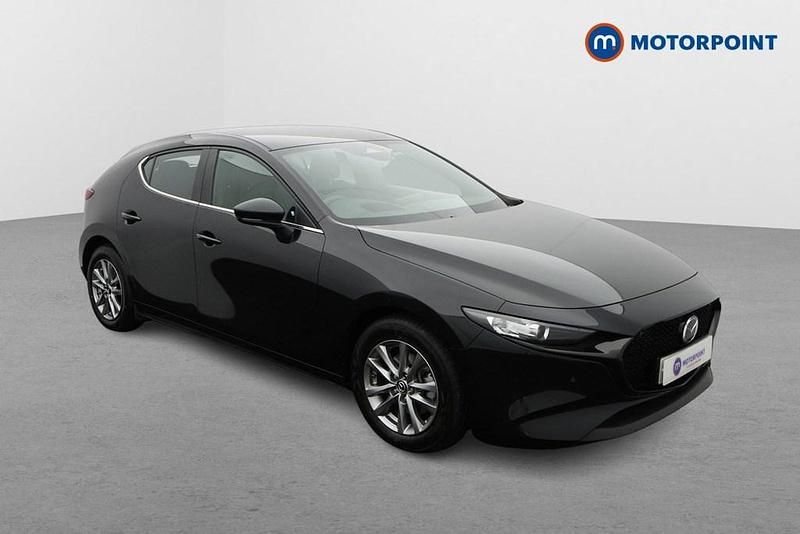 Black Used 2025 Mazda 3 Center-Line Hatchback | £17,099 (Good price) - Image 1/4