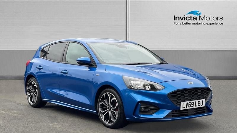 Blue Used 2019 Ford Focus ST-Line Hatchback | £16,500 (A bit pricey) - Image 1/4