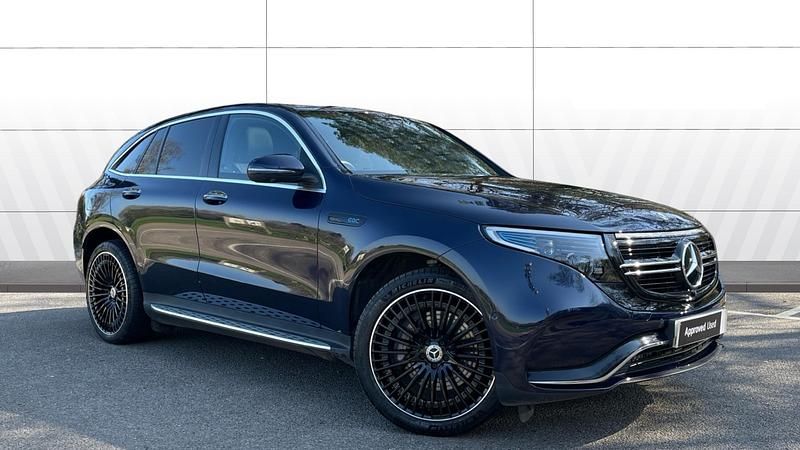 Used Mercedes EQC400 AMG Line Premium Plus 300 kW (408 HP) 2021 Blue SUV