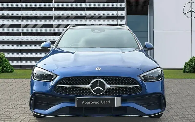 Used Mercedes C300e AMG Line Premium Plus 313 HP (230 kW) 2024 Blue Estate