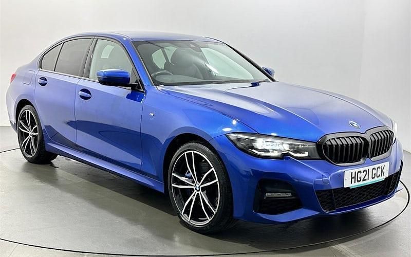 Used BMW 330e M Sport 292 HP (214 kW) 2021 Blue Sedan