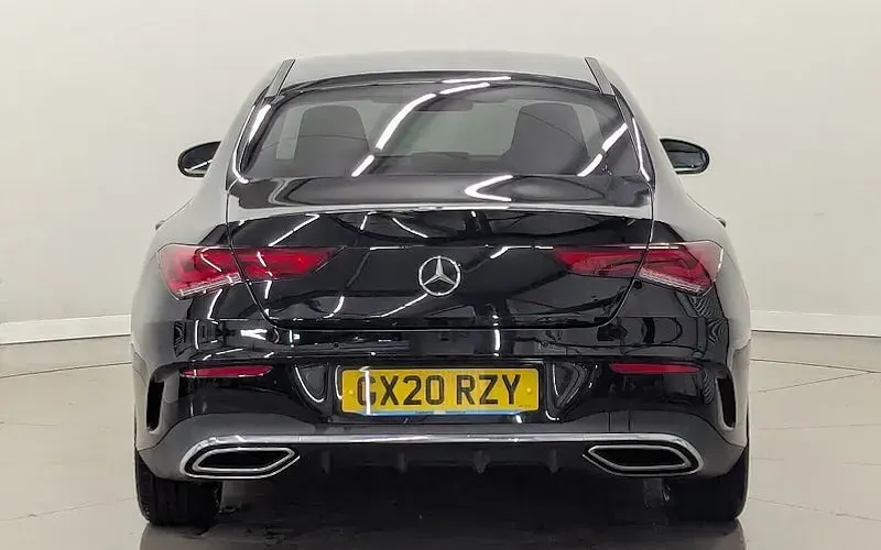 Used Mercedes CLA180 AMG line 136 HP (100 kW) 2020 Black Coupe