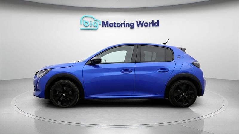 Used Peugeot e-208 GT-line 100 kW (137 HP) 2020 Blue Hatchback