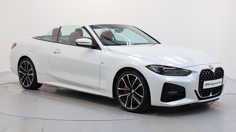 White Used 2022 BMW 420 M Sport Cabriolet | £29,950 (Good price) - Image 1/4