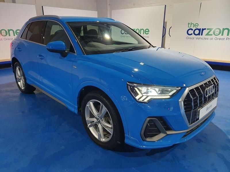 Used Audi Q3 S-Line 190 HP (139 kW) 2019 Blue SUV