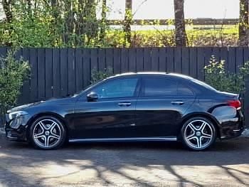 Used Mercedes A200 AMG Line Premium 2022 Cosmos black metallic Sedan